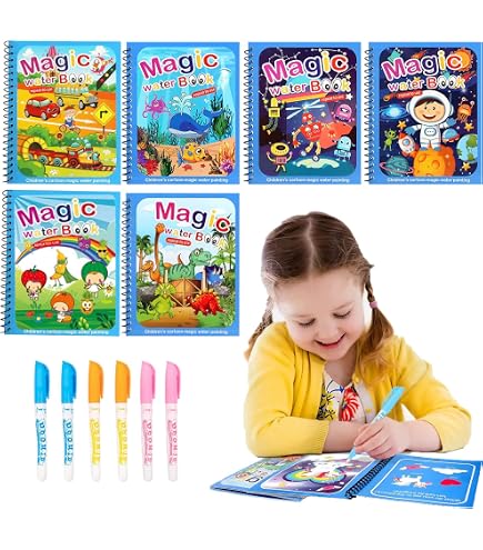 Ellkee Magic Kalligraphie-Set: 2 Wassertücher, Bambuspinsel & Hülle – Wiederverwendbar Für Anfänger