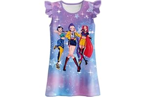 Yovova Girls' Summer Dress Wear Pop Singer for 2-12 Years Party Wedding Kids