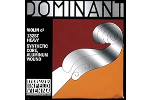 Thomastik cuerda suelta para 4/4 violín dominant - cuerda re núcleo de plástico, entorchado de aluminio, fuerte.