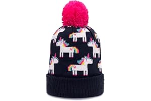 GIFTS TREAT Kids Cotton Hat, Boys Girls Knitted Hat with Animal Design