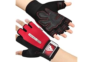 RDX Guantes Gimnasio Transpirable Gel Acolchado Antideslizante, Fitness Sports Guante Protección Palma Hombre y Mujer Entrenamiento Ciclismo Equipo de Gimnasio en Casa para Ejercicio