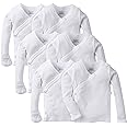 Gerber Baby 6-Pack Long Sleeve Side Snap Mitten Cuff Shirt