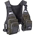 Bassdash FV08 Ultra Lightweight Fly Fishing Vest for Men and Women Portable Chest Pack One Size Fits Most