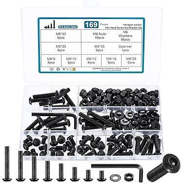 Kit Assortimento Dado Metrico Filo Fine, Bullone E Rondella Grado 10.9 - Foto 6