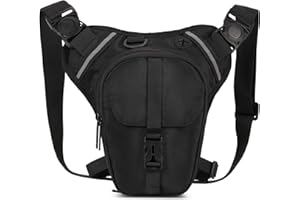 TESELOR Marsupio da Gamba Moto Donna Uomo Multifunzionale Borsa da Gamba Impermeabile Marsupio Sportivo Cinturone Tattico Militare per Ciclismo Escursionismo Campeggio Arrampicata Outdoor