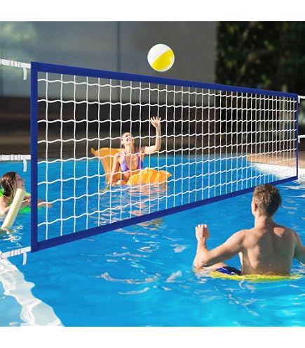 Filet De Volley-ball Portable VEVOR – Poteaux Acier Réglables, Ballon, Pompe, Sac – Pour Jardin, Plage Ou Pelouse
