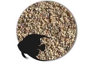 ANBOBO Müller GmbH - Aquarium Sand/Aquarium Kies - 25 KG - 1,6-2,5mm - Natur - Deutsche Premiumqualität