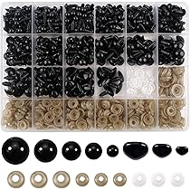 Poppenogen | 12 mm | 10 stuks kopen? | Heutink voor thuis