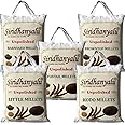 siridhanyalu Unpolished Millet 5 Types of Organic Millets Rice Little Kodo Browntop Barnyard & Foxtail -Punjabi (Gwt. 4000 Gm)