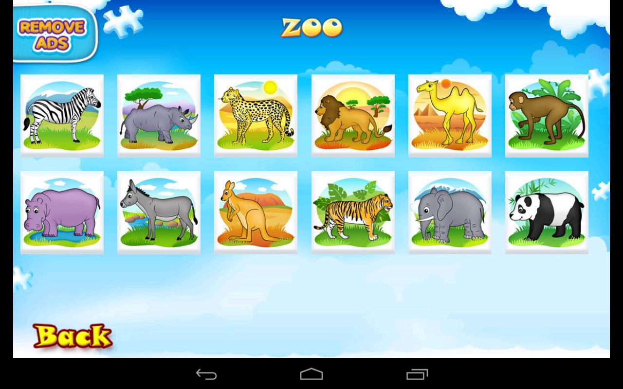 123 Kids Fun PUZZLE BLUE Free Educational Jigsaw Puzzle Game for