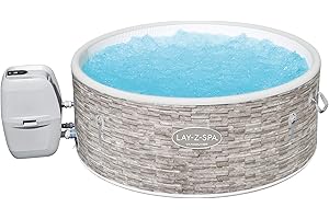 BESTWAY Spa Hinchable Lay-Z-Spa Vancouver AirJet Plus para 3-5 personas 155x60 cm Gris