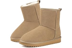 Mishansha Damen Winterschuhe Warm Gefüttert Winterstiefel