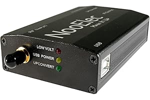 NOOELEC Extruded Aluminum Enclosure Kit, Black, for Ham It Up v1.3 RF Upconverter