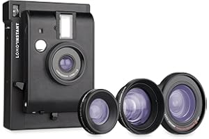 Lomography Lomo' Instant Nero + 3 Lenti- Fotocamera istantanea