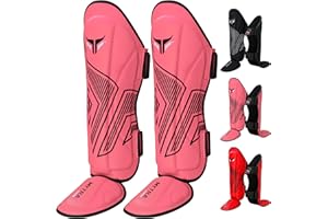 Mytra Fusion Adult Shin Pad, Shin Protector, Shin Guard For Boxing, MMA, Muay Thai, & Martial Arts Training