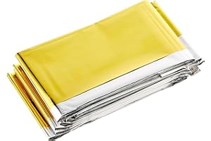 GENERIC HW CASA 1 Pezzi Rescue Blanket Telo di Sopravvivenza, Coperta Termica All'aperto Coperta Emergenza,Coperta di Emergenza,Montagna Escursioni Telo Termico,per Escursionismo Campeggio 160x210cm