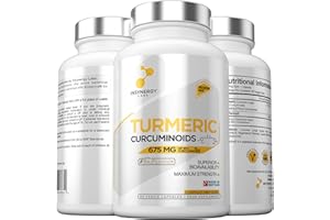 INSYNERGY LABS Ultra Premium Pure Turmeric Extract Capsules | Highest Strength in The UK | Pure Turmeric Curcumin Capsules and Black Pepper (Bioperine) | 3 Month Supply Vegan Capsules