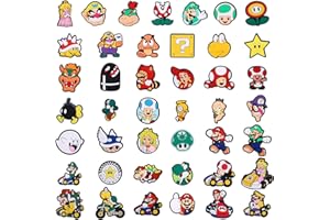 OUZHOU 43 sztuki przypinek do butów Charms PVC Shoe Charms Kawaii dekoracyjne chodaki bransoletki charms dla dzieci dziewcząt kobiet na przyjęcie urodzinowe prezent ozdobny guziki buty przypinka