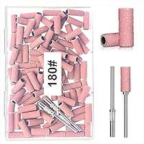 Nagelfräser-Mandrel Set – 2 Stück, 3,1 Mm Schaft, Für Schleifbänder, Maniküre & Pediküre
