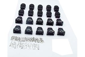 CNKF 10 Sets Male/Female And Male 3 Pin Wire Connector with terminals For Bosch EV1 Electrical Connectors Automotive Plug