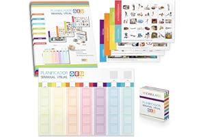 Planificador Semanal para Niños | Panel Rutinas | Tabla de Tareas para niños con Pictogramas - Editorial GEU (Semanal)