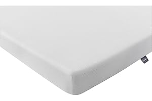 Silentnight Komfortowy materac z pianki walcowanej | średnio miękki, biały, pojedynczy