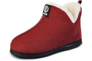 GURGER Chaussons Enfant Garçon Fille Hiver Chaud Peluche Pantoufles de Maison Bottes d'hiver Antidérapantes