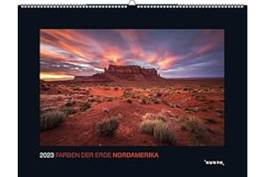 Farben der Erde Nordamerika 2023 (KUNTH Wandkalender Black Edition 60 x 45 cm)