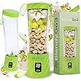 BlendyGo 3 Portable Blender, Smoothie Maker, Small Smoothie Powerful Cordless Mini Blender, USB Smoothie Maker to Go, Stand Blender, BPA-Free, PulseMotion & BlendPro Technology, 550 ml (Green)