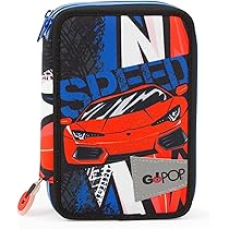 Astuccio Bubble Star Triplo Go Pop - Set Cancelleria Completo Per Scuola, Con Matite, Pennarelli E Accessori - Foto 3