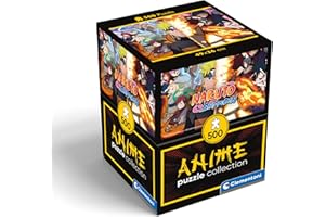 Clementoni- Naruto Shippuden Cube Shippuden-500 Pezzi, Orizzontale, Divertimento per Adulti, Puzzle Manga, Anime, Made in Italy, Multicolore, 35516