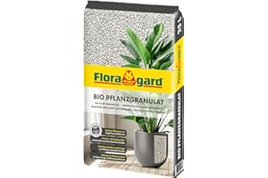 Floragard Bio Pflanzgranulat - Mineralisches Bims Drainagematerial 8-16 mm – Perfekte Drainage für Pflanzen, Kübel & Garten – Nachhaltig, CO2-freundlich, Ideal für gesunde Wurzeln - 1x25 Liter