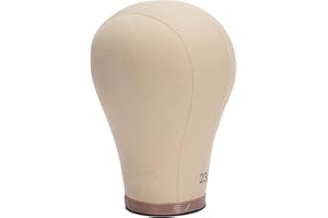 ‎BEYOND YOUR THOUGHTS Beyond Your Thoughts Mannequin Kopf Perückenkopf Dekokopf Kork Perücke Wig Head Wig Stand Canvas Block Head Wig Making 23"(58.5cm)