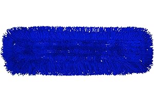 DISCOUNTED CLEANING SUPPLIES Replacement 60cm (24") Dust Control Mop Sweeper/Floor Duster Acrylic Sweeper Head Blue - SADB2H