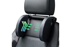 SEXYHOT Car Headrest Pillow, Car Seat Pillow, Adjustable Car Seat Head Neck Support, Detachable Head Neck Support Adjustable Travel Sleeping Cushion for Kids Adults