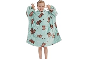 VERTAST Übergroße Hoodie Sweatshirt, Warmer Kuschelpullover Decken Blanket Hoodie, Weicher Sherpa Deckenpullover mit Kapuze Pullover Sweatshirt, Pulli Decke Schlafanzug für Damen Herren