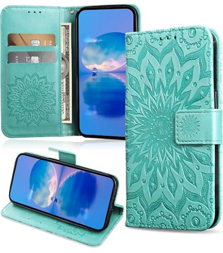 CoverKingz Handyhülle Für IPhone 12 Pro Max – Flipcase Mit Mandala-Motiv, Kartenfach & Standfunktion
