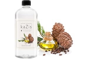KAZIS® I cedr libański I korzenny, ziemisty, elegancki I 1 litr I Do każdej lampy katalitycznej I zapach do pomieszczeń