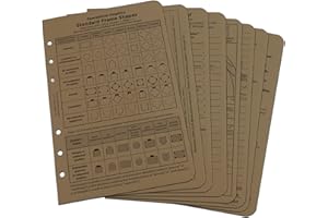 Rite in the Rain Juego de tarjetas de referencia tácticas resistentes a la intemperie, 11,7 x 17,8 x 0,6 cm, hojas tostadas (n.º 9200T-R)