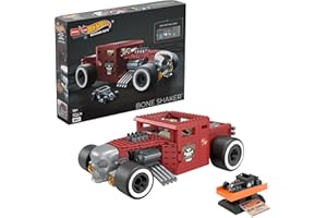 Mega Construx HBD50 - Hot Wheels Bone Shaker zestaw do budowania, zestaw do budowania z 904 klocków, od 10 lat