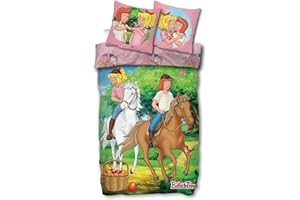‎SKYBRANDS SkyBrands Bettwäsche Bibi und Tina 135x200 Mädchen Baumwolle [extra Beutel] Bettwäsche 135x200 Mädchen · Pferdebettwäsche 2 TLG. Bettbezug + Kissenbezug 80x80