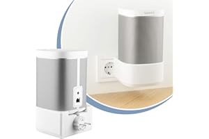Cleverstation Halterung Steckdose - passend für Sonos One, One SL und Play:1 Lautsprecher Wandhalterung, Halterung Wand, Boxen Wandhalterung, Wandhalter Lautsprecher, Speaker Wall Mount