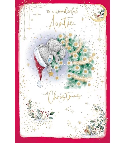 Jonny Javelin Weihnachtskarte – „Special Couple“ Mit Kuckucksuhr & Rotkehlchen, Rot-gold
