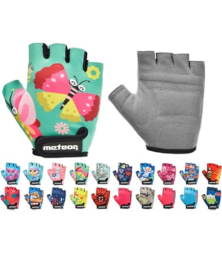 Guanti Dita Piene Ragazzi BMX Guanti Da Ciclismo Bambini Unisex Dita Intere - Antiscivolo, Traspiranti, Per BMX, MTB E Bici Da Corsa! Guanti Ciclismo Bambini - Foto 13