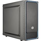 Cooler Master MasterBox E500L Blue Computer Case 'ATX, microATX, Mini-ITX, Blue, Solid Side Panel' MCB-E500L-KN5N-S00