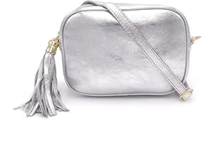 ELIOX Borsa Donna Vera Pelle Made In Italy Piccola Borsetta a Tracolla Elegante Moda Crossbody Bag Genuine Leather