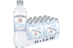 ‎GEROLSTEINER Gerolsteiner Sparkling Water in Disposable Bottle, 24 x 500 ml