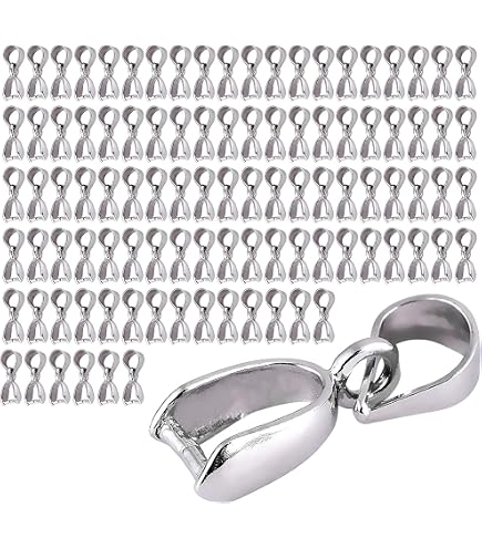 5 Fermoirs De Chaîne En Argent 925 - Boucles à Clip Pour Pendentif, Collier, DIY Bijoux