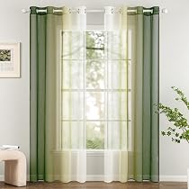 Woaboy Tende per Interni 2 Pezzi 140x260cm Tende Finestre Voile ...