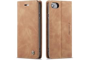 QUQUCHENG123 Ququcheng - Carcasa Compatible con iPhone 6/7/8/SE 2020(4.7), Funda de Piel con Tapa y Tarjetero con Cierre magnético